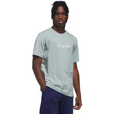 adidas Color Connect Grafik-T-Shirt für Herren, grau, KE1314