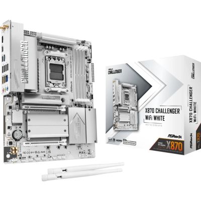 ASRock X870 Challenger WiFi Weiß AM5 ATX HDMI/USB-C