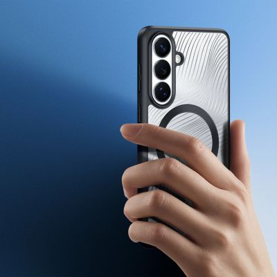 5. Dux Ducis Aimo Mag Case für Samsung S26 Plus, kompatibel mit MagSafe – Schwarz