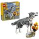 LEGO Creator 3-in-1 31393 – Waldtiere: Grauer Wolf