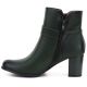 3. Gefütterte Damen-Ankle-Boots mit Absatz, grün, M.Daszyński SA125-32