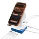 2. Hyper HyperDrive Flex MagCharge USB-C Hub, Weiß/Blau