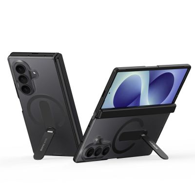 5. Dux Ducis Kind Hülle für Samsung Galaxy Z Fold 8 Ultra / Z Fold 7 mit Ständer, kompatibel mit MagSafe – Schwarz