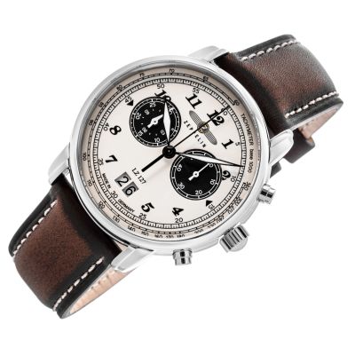 2. ZEPPELIN Graf Chronograph LZ 127 Herrenuhr + Box