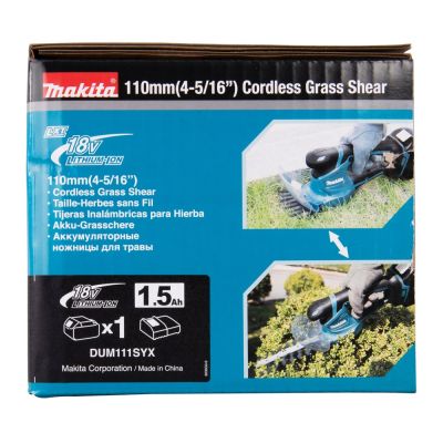 22. 18V 2in1 DUM111SYX MAKITA Akku-Grasschere