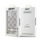 8. DKNY IML Checkered Mono Pattern & Printed Stripes MagSafe-Hülle für iPhone 11 / Xr – Beige