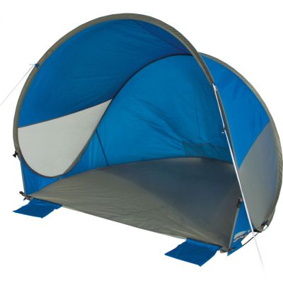 High Peak Palma Strandzelt Blau und Grau 10126