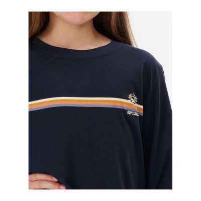 5. RIP CURL Melting Wave Langarmshirt - Mädchen Marineblau