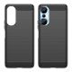 8. Carbon Case Hülle für Infinix Hot 20S flexible Silikon Carbon Hülle schwarz