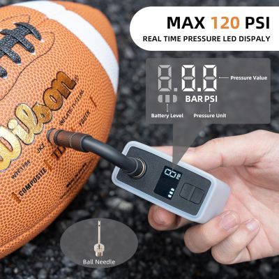 5. Rockbros Mini-Elektropumpe AS1 PRO 120 PSI