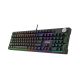 2. MSI FORGE GK320 RED Gaming USB QWERTY Tastatur Englisch Schwarz