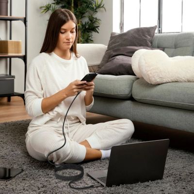 6. Tech-Protect UB10T Ultraboost USB-C PD240W/QC4.0 Kabel 200 cm – schwarz