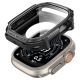 4. Spigen Rugged Armor Schutzhülle + 9H-Hartglas für Apple Watch Ultra 49 mm – Mattschwarz