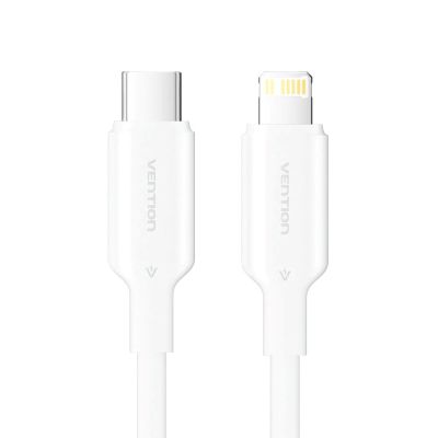 USB-C-auf-Lightning-Kabel, 3 A, 480 Mbit/s, 1 m, Weiß