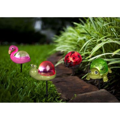 4. FLAMMENDE LED-SOLARLAMPE 11x5,1x17CM