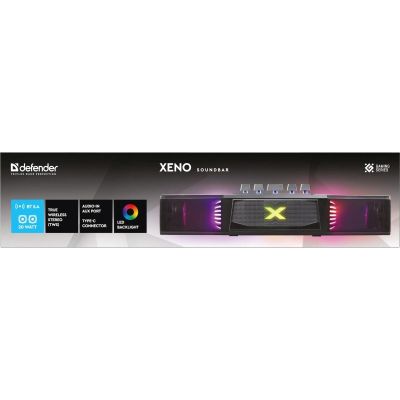 2. DEFENDER SOUNDBAR XENO 20W LED BLUETOOTH 65129