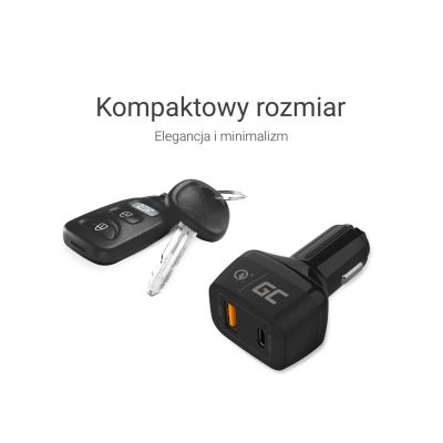 3. GREEN CELL USB-C KFZ-LADEGERÄT 30W PD + USB