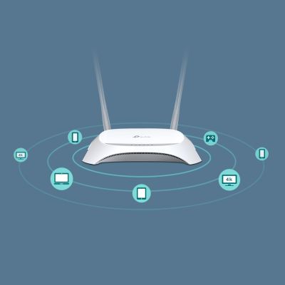 8. TP-Link TL-MR3420 WLAN-Router Fast Ethernet Single Frequency (2,4 GHz) Schwarz, Weiß