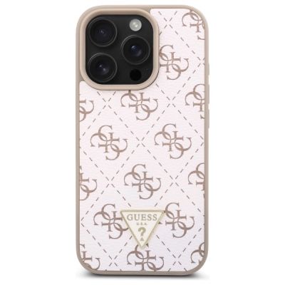 3. Guess New 4G Triangle Case für iPhone 16 Pro – Weiß