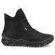 49. Gefütterte schwarze Damen-Ankle-Boots Rieker 55069-00