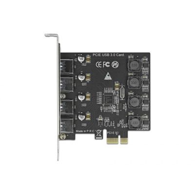 DeLOCK PCI Express x1 Karte auf 4 x externe USB Typ-A Buchse SuperSpeed USB (USB 3.2 Gen 1)