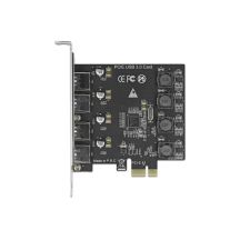DeLOCK PCI Express x1 Karte auf 4 x externe USB Typ-A Buchse SuperSpeed USB (USB 3.2 Gen 1)