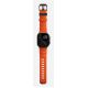 6. Nomad Rocky Point Armband, schwarzes Leder, Titan