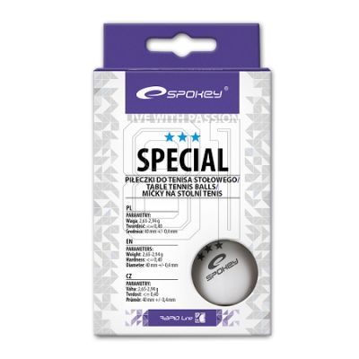 Spokey Special Tischtennisbälle 6 Stück 81876