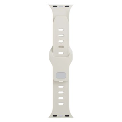 9. 3mk Silikon- Watch für Apple Watch 42/44/45/49 mm – Beige