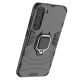 10. Ring Armor Hülle für Samsung Galaxy S23+ gepanzerte Hülle magnetischer Haltering schwarz