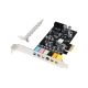 Conceptronic EMRICK15B Soundkarte, intern, 7.1 Kanäle, PCI-E x1
