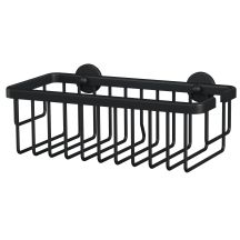 TESA MOON BLACK Duschkorb aus Aluminium zur Wandmontage