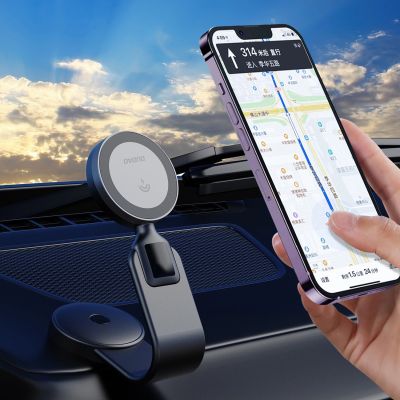 3. Dudao F21 Pro 15W MagSafe induktives Autoladegerät - Schwarz