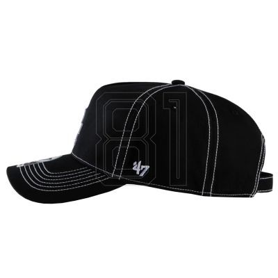 2. 47 Brand Los Angeles Dodgers MLB-Kappe B-CONDT12GWS-BK