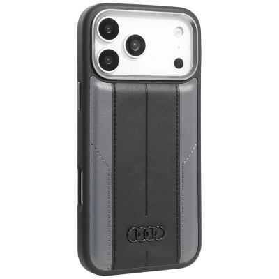 2. Audi A6 Kunstleder MagSafe Case für iPhone 17 Pro Max - Schwarz