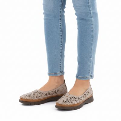 12. Beige Sergio Leone PB291 Pumps mit Blockabsatz