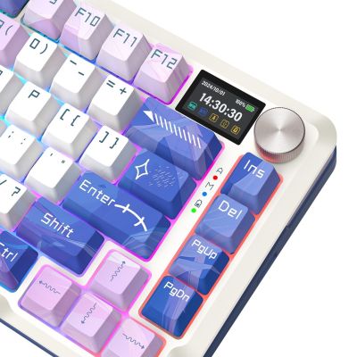 5. REDRAGON K708AK-RGB-PRO FLEKACT Tastatur USB + RF Wireless + Bluetooth Weiß