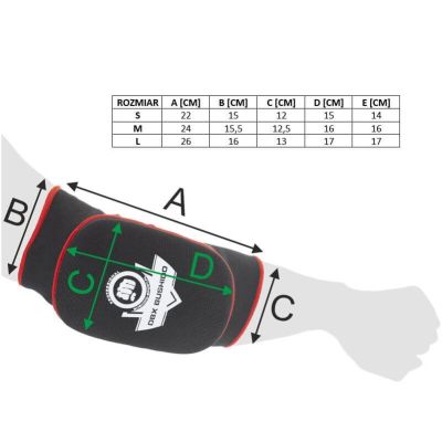 4. Ellbogenschützer - elastische Ellbogenstützen ARP-2106 S