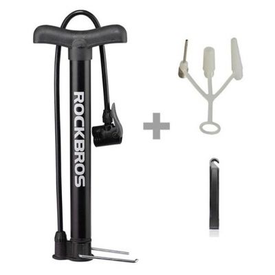 2. Rockbros A320 Standfahrradpumpe - Schwarz