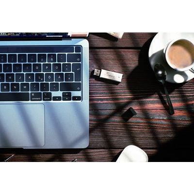3. MediaRange MR1901 USB-Stick 64 GB USB Typ-A 3.2 Gen 1 (3.1 Gen 1) Schwarz, Silber