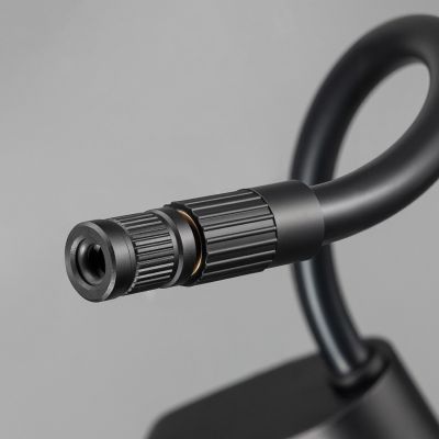 14. Rockbros L1 Mini-Akkupumpe, 70 psi Kompressor, 200 mm Schrader-Schlauchlänge – Schwarz