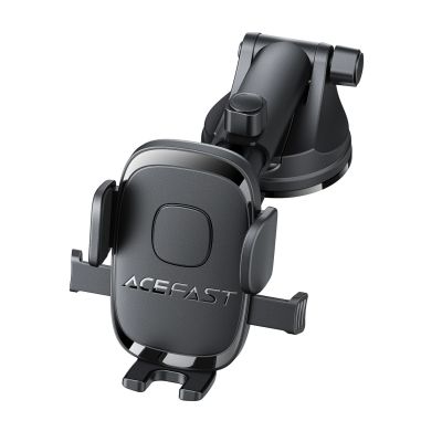 Acefast D57 Autohalterung mit Saugnapf für Armaturenbrett/Windschutzscheibe, Schwarz