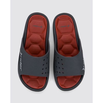 3. Rider Schuhe Herren Sport Flip-Flops Bay XIV Ad bequeme graue Hausschuhe