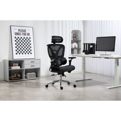 34. Activejet ergonomischer Bürostuhl YK848, schwarz