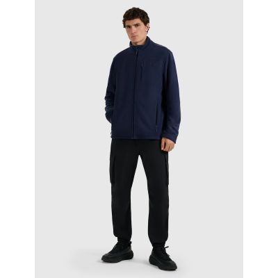 4. Herren-Fleecejacke mit Stehkragen, Regular Fit 4F 4FRMM00TFLEM435-31S