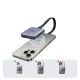 8. Ugreen Magnetischer Speicherkartenleser + 100W PD 3-in-1-Ladegerät – Grau