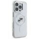 4. Karl Lagerfeld IML Metal Karl&Choupette Head MagSafe Hülle für iPhone 16 Pro Max - Weiß