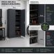 7. Iron Mate MARS Metall-Garagenschrank 185 x 90 x 45 Anthrazit RAL7016