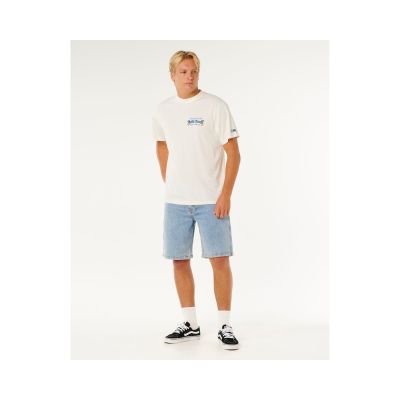 3. Herren RIP CURL Bells Pro 26 Event T-Shirt Weiß