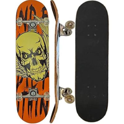 SKULL BEST SPORTING HOLZ-SKATEBOARD